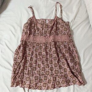 Babydoll cami top